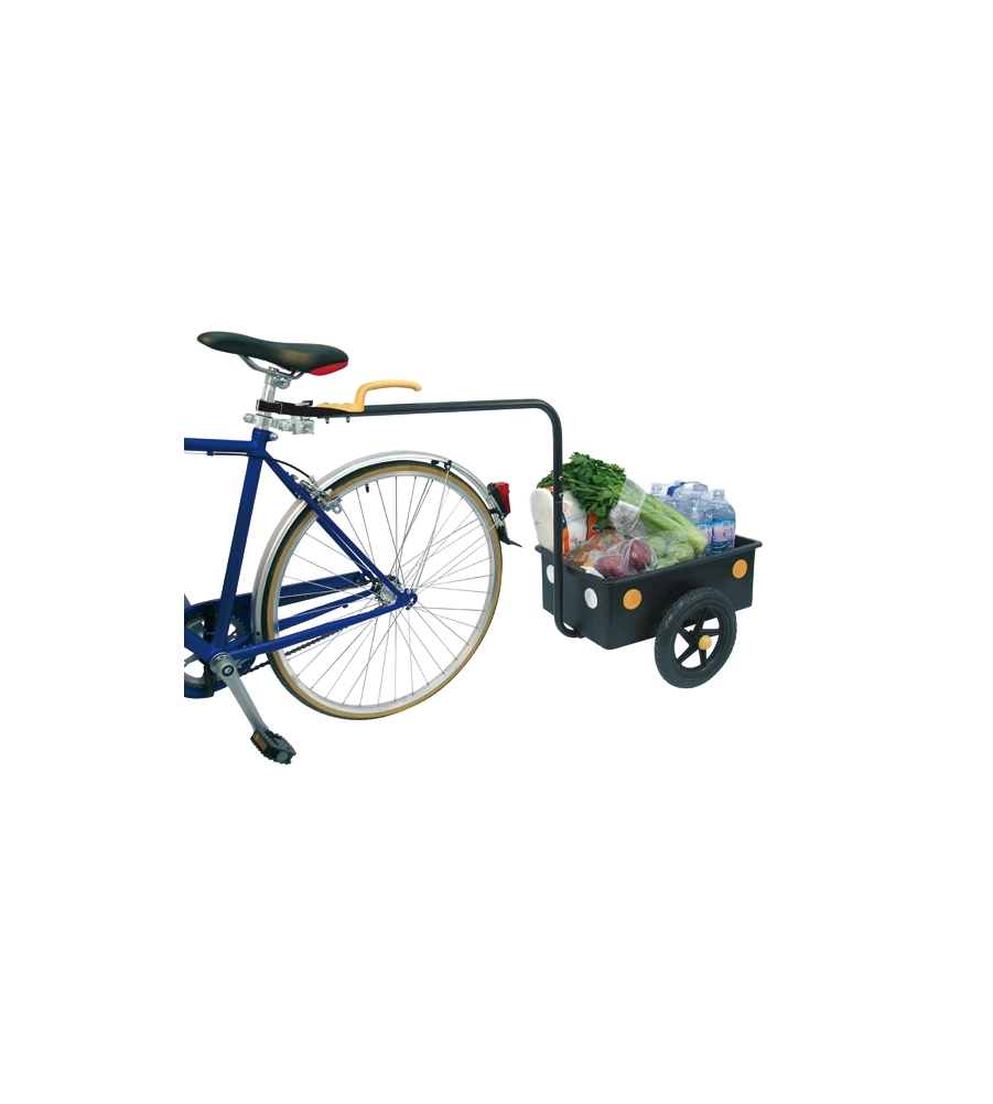 Mini rimorchio bici maxi trailer "eco-trailer" 40 litri - bellelli